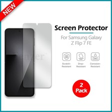2-Pack LCD Clear Hydrogel Film Screen Protector for Samsung Galaxy Z Flip7 FE