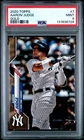 PSA 9 mint 2020 TOPPS #7 AARON JUDGE GOLD parallel 1387/2020 made Yankees MVP