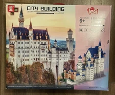 11810 Pc Mini City New Swan Stone Castle Building Blocks World Architecture Lezi