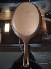 Vintage Lodge Cast Iron Oval Fajita Griddle Skillet Made in USA OS