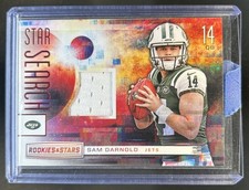 2018 Panini Rookies & Stars Sam Darnold Star Search Jersey RC #SS-3 Jets