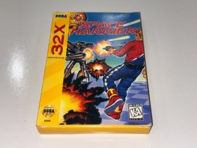 Space Harrier (Sega 32X) CIB Complete in Box w Manual + Registration Card N MINT