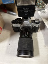 Canon AE-1 Program 35mm SLR Film Camera W/62mm 1:3.5-4.5