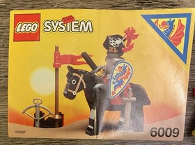 Lego Castle Black Knight Set 6009 100% Complete With Box Vintage Set Rare