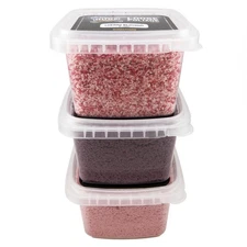 Huge Miniatures Loose Foliage Foam Flock, 16oz Zen Foliage Bundle – 3 Tubs