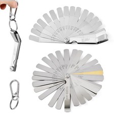 2PCS Stainless Steel Feeler Gauge Set,32 Blades 16 Blades...
