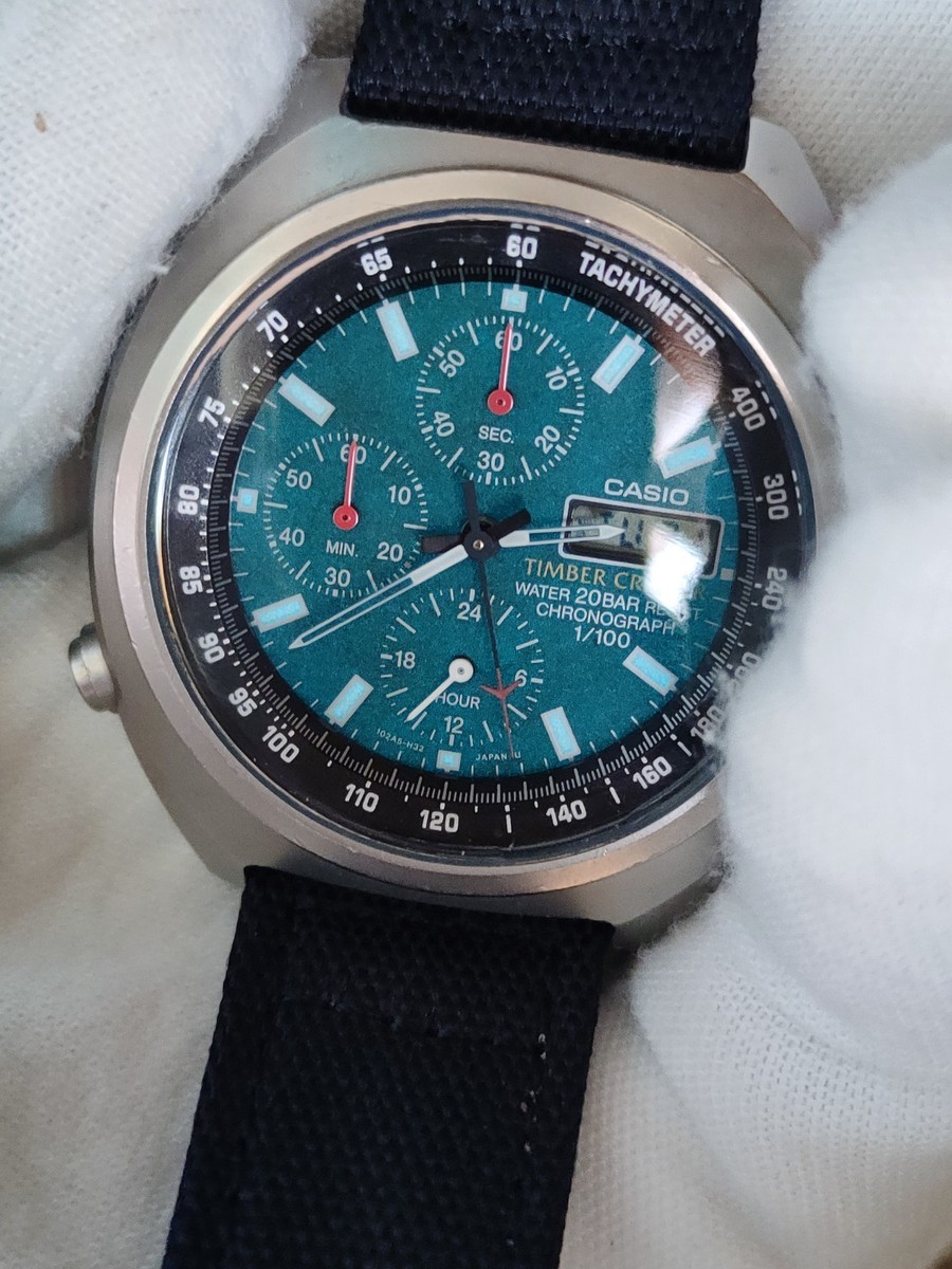 Vintage Casio TIMBER CRUISER TIC-100 Chronograph (1990s) Men Watch