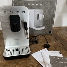 SMEG BEAN TO CUP COFFEE MACHINE WITH STEAMWAND BCC02 BLMUK-PARTS OR REPAIR-BOXED