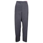 M&S Jersey Checked Women's Straight Leg Trousers