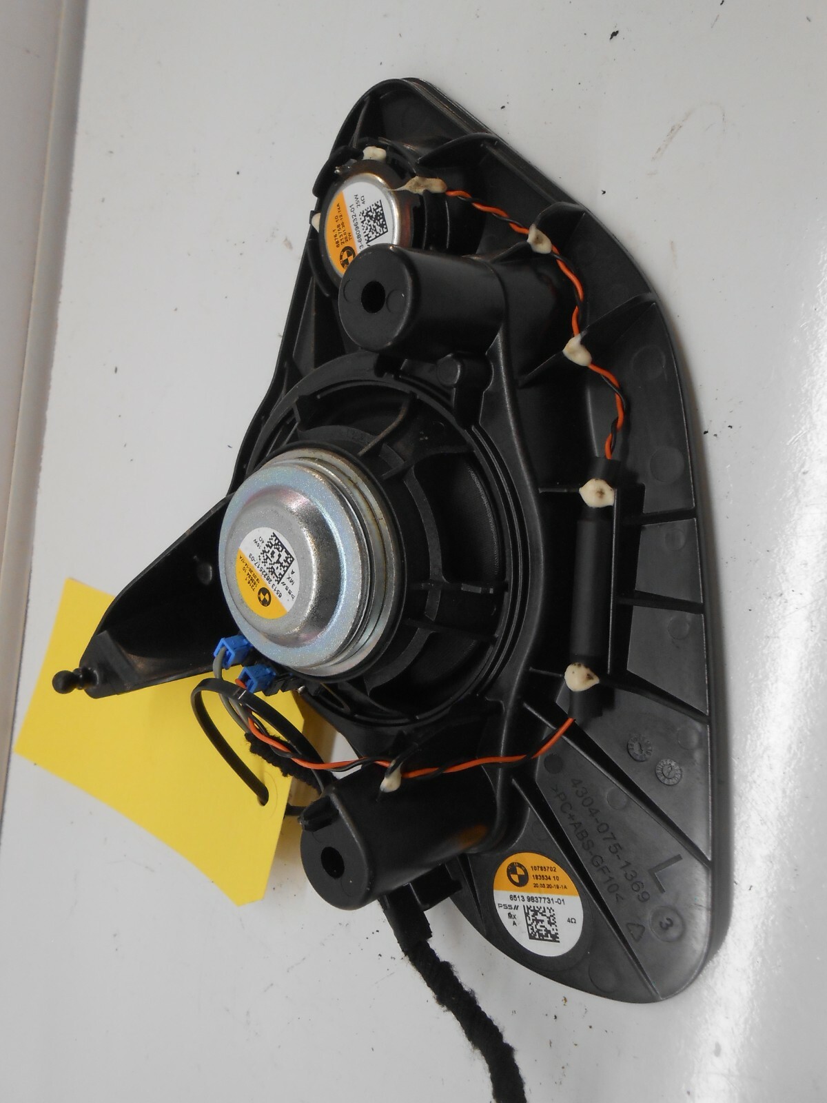 2017-19 BMW X5 Left Side Audio Speakers & Tweeter OEM 65132622517  