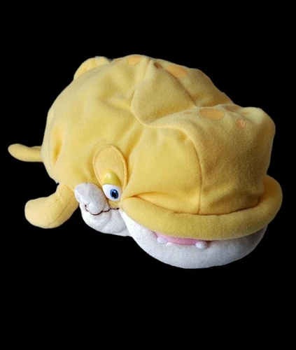 Veggie Tales Jonah the Whale Yellow Whale Full Body Puppet Plush 2002 EUC