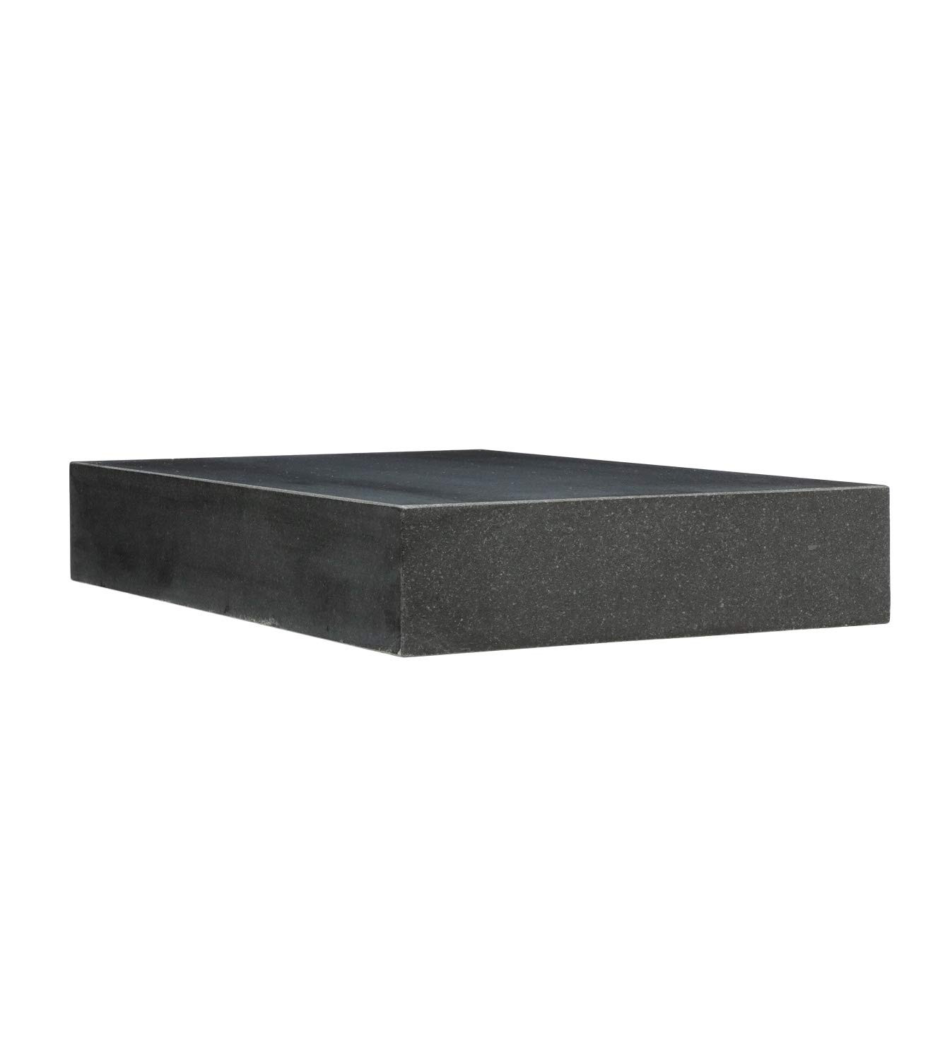 HHIP 4401-1599 12" X 9" X 2" Granite Surface Plate, Grade B, 0 Ledge
