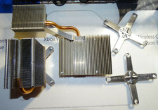 Xbox 360 PHAT "FIN GPU WEAR" Metal Double Heat Sink-Style 4 w/ Double X Clamp
