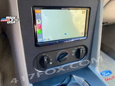 NEW 1990-1993 RADIO RELOCATION DOUBLE DIN TRIM BEZEL