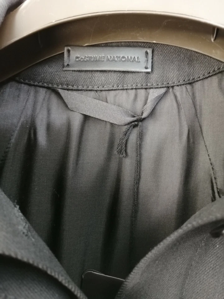 CoSTUME NATIONAL -  GILET NERO DONNA SPALLE APERTE - MADE IN ITALY - TG 40 - Imagen 3 de 4