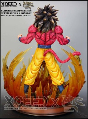Dragon ball Gt Xceed 1/4 Resin statue Super Saiyan 4 Goku And Kid