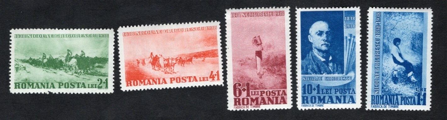 Romania 1938 stamps Mi#564-68 START10%ONLY MH  CV=26,50$