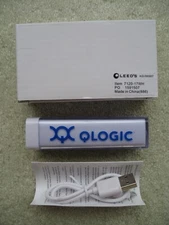 LEEDS Power Banks Plastic Coated 2200 mAh  7120-17WH QLogic Branded Logo NEW