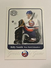 2001 Fleer Greats of the Game Hockey #17 - Billy Smith - New York Islanders