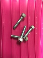 Grasstrack Speedway. Jawa Ignition Screws - M5 x 25 Cap BZP plated. Bag of 10