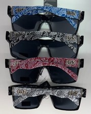 Mens Locs 91189 Lowrider Biker Flat Top Large Frame Bandana Sunglasses
