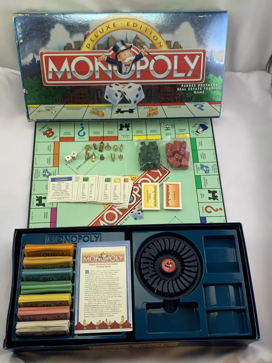 Monopoly 1995 Contemporary Manufacture Board & Traditional Games