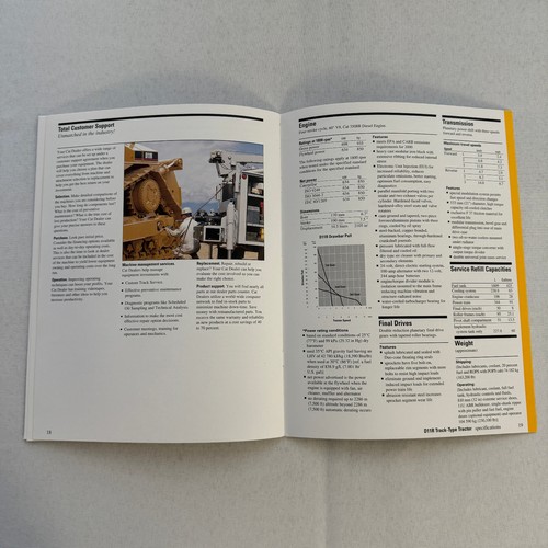 Caterpillar Cat D11R Track Type Tractor Construction Equipment Brochure Catalog - Picture 3 of 13