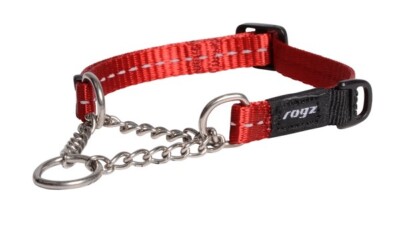 ROGZ Utility Control Collar Obedience Training Non-Slip Sz: Small- RED NWT