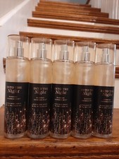 BATH AND BODY WORKS INTO THE NIGHT DIAMOND SHIMMER MIST SPRAY PERFUME LOT 5 NEW