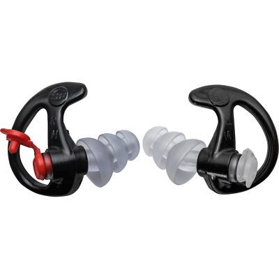 EP4 Sonic Defenders Plus Black Earplugs 24dB Noise Reduction Hypoallergenic