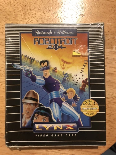 Robotron: 2084 (Lynx, 1991) Factory Sealed, Slight Dents In Box See Pics