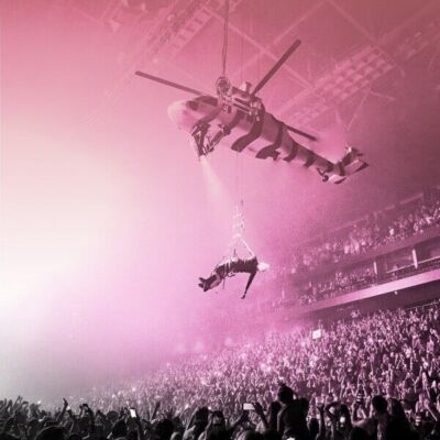 558779 Machine Gun Kelly mainstream sellout life in pink 24x18 WALL PRINT POSTER