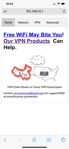 IPSec IKEv2 VPN Wireless hotspot or Wired Router, 12 months VPN service included