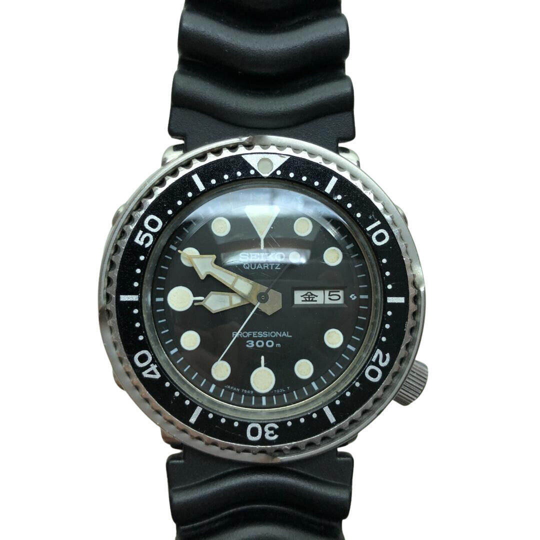 Seiko Prospex Men's Black Watch - 7549-7010 for sale online Seiko Prospex Men's Black Watch - 7549-7010 for sale online