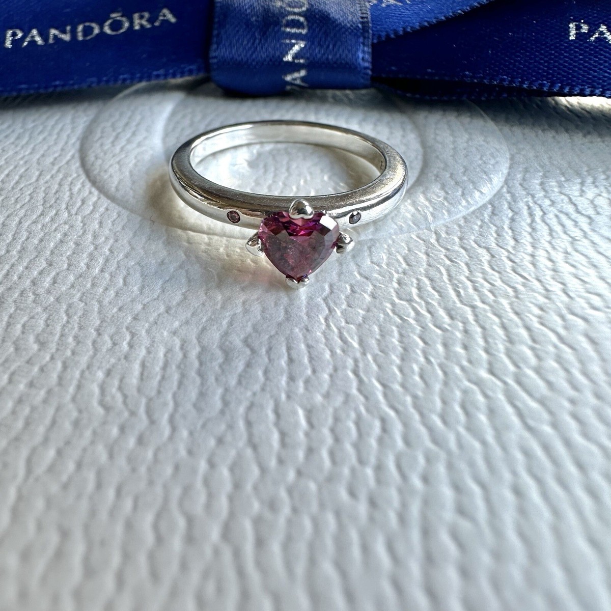 Heart Ring Pandora Ring Size 54 In Letters Beaded Ring Pandora