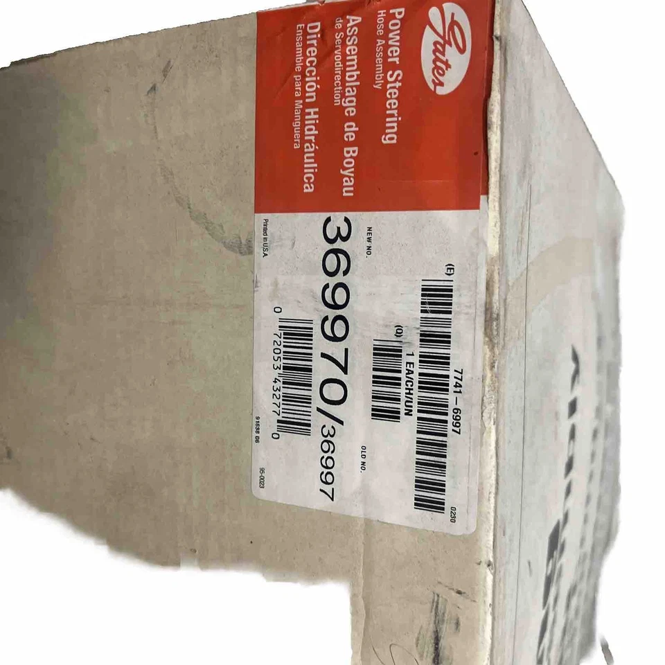 Manguera de presión de dirección asistida Gates 369970 para Ford Taurus Mercury Sable 1987-89 Foto 3 de 4