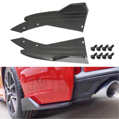 1 Paar Autobumper Lip Splitter Zijskirt Voor Peugeot Partner Tepee, Voor Achterbumper Diffuser Zijspatbord Zijskirts Wrap Hoek Spoiler Carrosserie