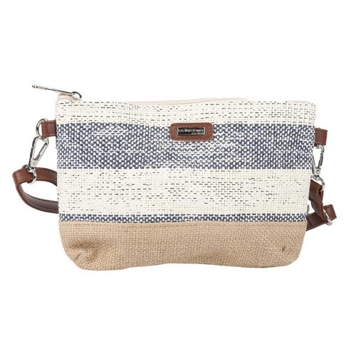 Pochette Bohème en Jute tressée - Boho Turquoise - Sac Bohème Chic