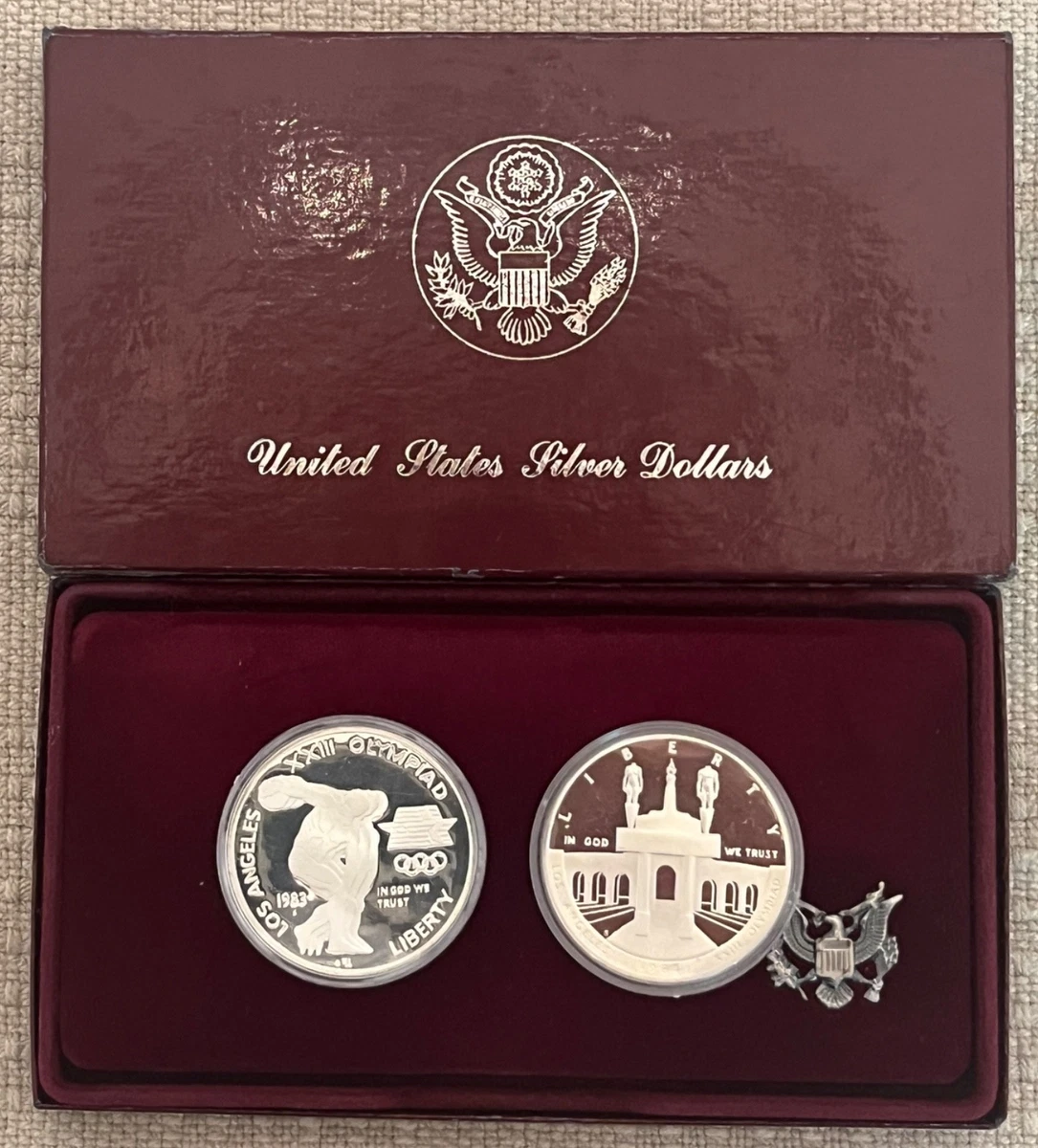 25+ Uncirculated $1 1983 US Modern Silver/Clad Commemorative Coins