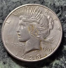 1923 Liberty Peace $1 Silver Coin. Actual coin shown in pictures.