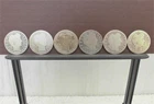 (6) BARBER LIBERTY HEAD QUARTERS  ($.25¢)  MISC. DATES & MINT MARKS / 90% SILVER