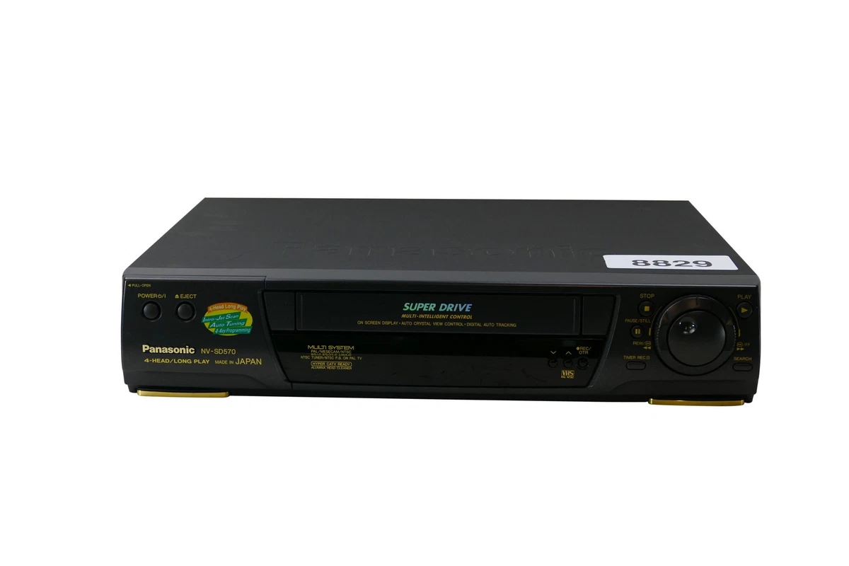 MAGNETOSCOPE VHS PANASONIC NV-FJ628F-S (6 Têtes) Testé PAL SECAM Super MAGNETOSCOPE VHS PANASONIC NV-FJ628F-S (6 Têtes) Testé PAL SECAM Super