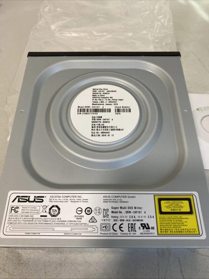 Внутренний оптический привод ASUS DRW-24F1ST SATA Multi DVD Writer 5,25 дюйма - Изображение 4 из 4