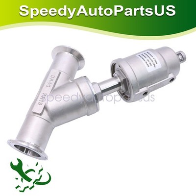 DN40 1-1/2'' SS304 Clamp OD 64mm Single Acting Sanitary Angle Seat Valve NC 1x