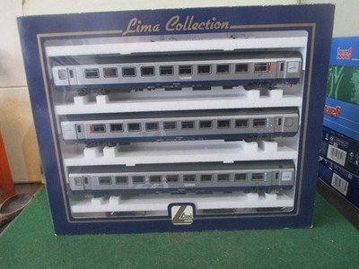 LIMA HO 1;87 3 COACH SET RHONE ALPESTER / SNCF EPOCHE V. KAT NR.149991.