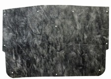 Hood Insulation Pad Heat Shield Front Grey 1 Piece 1966-1967 Ford Fairlane