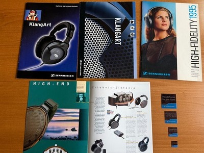 Sennheiser Orpheus rare advertising brochures + 4 plaquettes  for free
