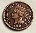 1904 Indian Head Cent Sharp Detail Excellent Strike Solid Example JC1974