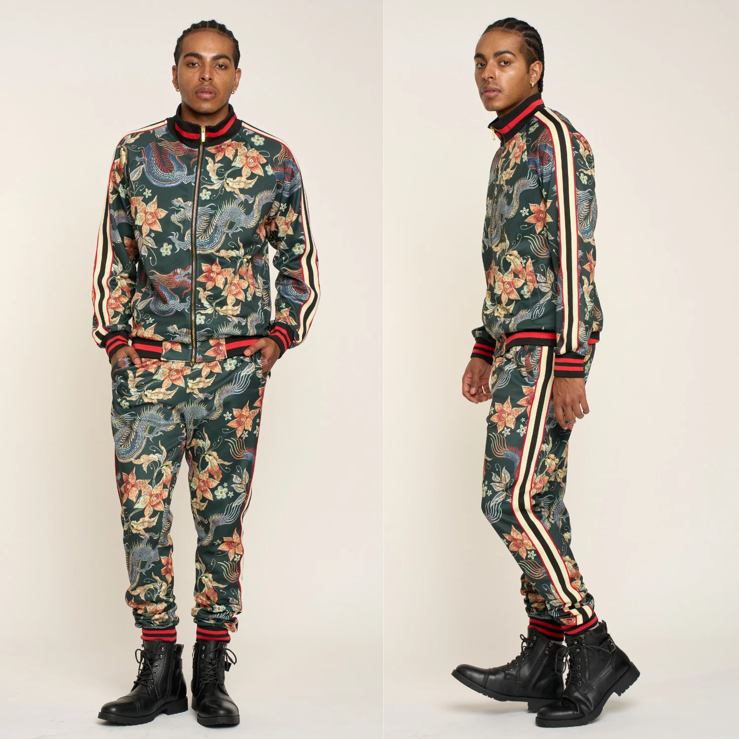 Men's Dragon Floral Tracksuit Jogging Set Pant &Jacket Sweatsuit S~5XL ST853EY
Opens in a new window