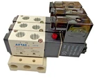 3 Valve manifold AIRTAC 4V210-08 5/2-Way G1/4 Pneumatic Directional Valve 24V DC